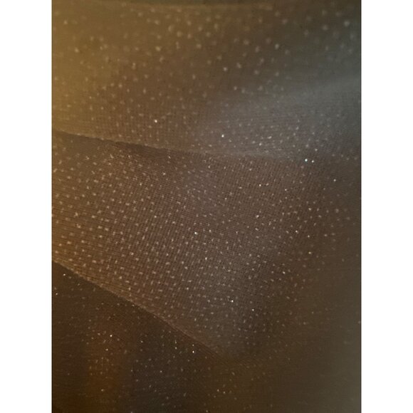 Vintage La Regale Black SparkleEvening Bag Chain Strap Pleated Design - Picture 5 of 5